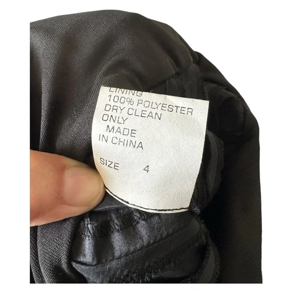 Tadashi Collection Cocktail Dress Black Fit & Flare Draped & lTrumpet Size 4 - Picture 11 of 15